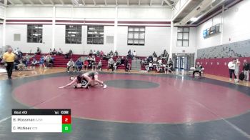 138 lbs Consi Of 8 #1 - Barrett Mossman, St. John's School vs Cade McNeer, Charlotte Christian School