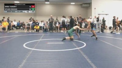 175 lbs Round Of 64 - Shea Yudizky, TX vs Kyler Crooks, OH
