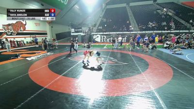 70 lbs 2nd Place Match - Tilly Kunze, Oregon vs Taya Anelon, Alaska