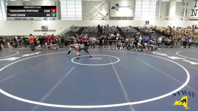 138 lbs Champ. Round 3 - Alexandre Puryear, Hilton Jr Cadets Wrestling Club vs Luke Dakin, Hyde Park Youth Wrestling Club