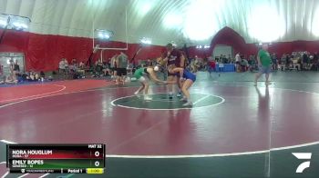 124-131 lbs Round 2 - Emily Bopes, Geneseo vs Nora Houglum, Mora