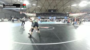 Boys 4A 150 lbs 7th Place Match - Waylon Hoyt, South Kitsap vs Cameron Dobson, Richland