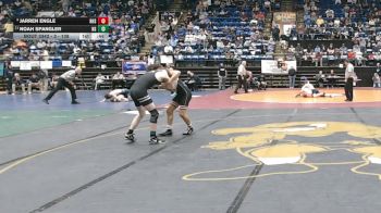 3 - 138 lbs Cons. Semi - Noah Spangler, Northside vs Jarren Engle, Rocktown High School