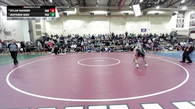 165 lbs Final - Dylan Warner, Branford vs Matthew Gish, Portland/Cromwell