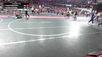 110 lbs Cons. Round 3 - Tyson Pierstorff, Neenah Youth Wrestling vs Tucker Stuessel, Melrose-Mindoro