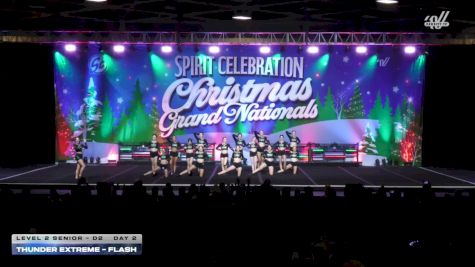 Thunder Extreme - Flash [2025 L2 Senior - D2 Day 2] 2025 Spirit Celebration Christmas Grand Nationals