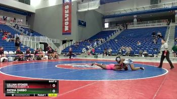 190 lbs Round 1 (16 Team) - Fatima Darbo, Campbell vs Lillian Stokes, Woodward Academy