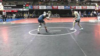 144 lbs Placement (16 Team) - Ryan Yang, Ridge vs Jackson Grandel, Delaware Military Academy