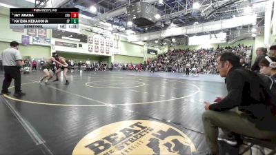 150 lbs Semifinal - Jay Arana, SAN FERNANDO vs Ka`ena Kekauoha, SAN PEDRO