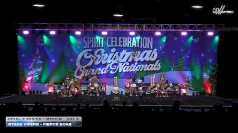 Stars Vipers - San Antonio - Fierce Boas [2025 L3 Senior - Medium Day 2] 2025 Spirit Celebration Christmas Grand Nationals
