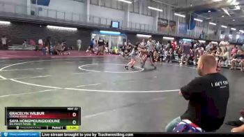 85 lbs Round 3 (10 Team) - Gracelyn Wilbur, Strong House vs Saya Hongmoungkhoune, Big Money Movin