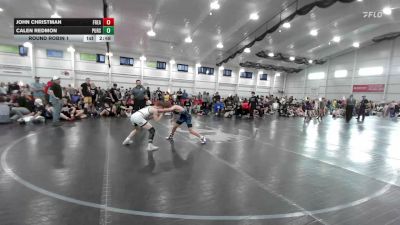 96 lbs Round Robin 1 - John Christman, Freakztyle Wrestling - HS vs Calen Redmon, Pursuit - HS
