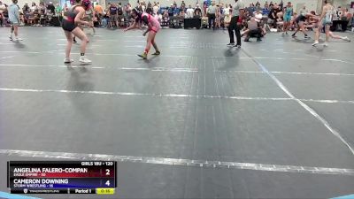 120 lbs Round 5 - Angelina Falero-Company, Eagle Empire vs Cameron Downing, Storm Wrestling