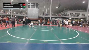 140 lbs Rr Rnd 5 - Colin Reynolds, Hornet WC - HSBAFC vs Evan Perrault, Council Rock South Blue - HSBAFC