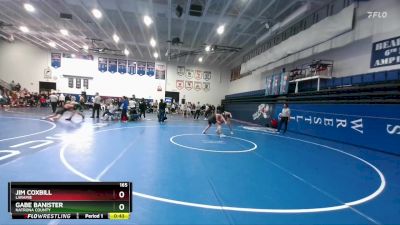 165 lbs Cons. Round 1 - Jim Coxbill, Laramie vs Gabe Banister, Natrona County