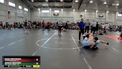 138 lbs Round 2 (6 Team) - Evan Protopapa, Youngstown Elite vs Gideon Bracken, Full Circle Green