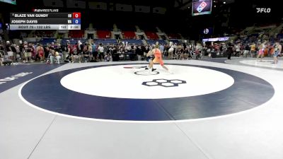 132 lbs Champ. Rd Of 128 - Blaze Van Gundy, OH vs Joseph Davis, WA