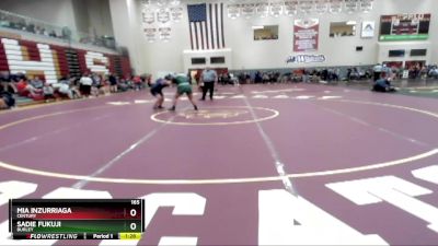 165 lbs Champ. Round 2 - Mia Inzurriaga, Century vs Sadie Fukuji, Burley
