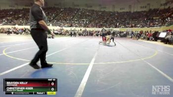 6A-113 lbs Quarterfinal - Brayden Kelly, Westmoore vs Christopher Kiser, Ponca City Senior