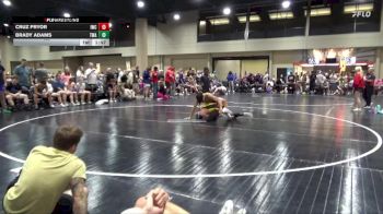 157 lbs Round 4 (6 Team) - Cruz Pryor, Indy WC vs Brady Adams, Trojan WA