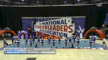 Lampasas High School - Badgers [2025 Game Day Varsity - Medium Day 1] 2025 NCA South Texas Regional