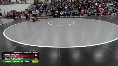 115-125 lbs Round 2 - Ryker Hackney, Immortal Athletics vs Walker Shelburne, Marysville Kids Wrestling