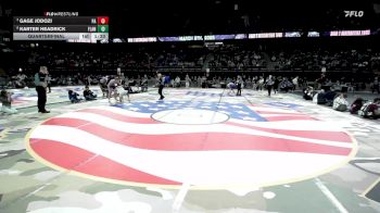 Quarterfinal - Gage Jodozi, Parkston vs Karter Headrick, Flandreau