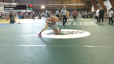 170 lbs Semifinal - Ryder Schulte, Red Dot Wrestling vs Ryan Meier, Blair Academy