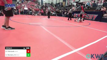 90 lbs Rr Rnd 5 - Raleigh Patronek, Skiatook Youth Wrestling vs Henry Romero, IV, Wolfpak Wrestling