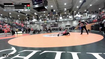 126 lbs Consi Of 8 #2 - Jaelie Marrel, Hilldale vs Kaydence Cox, Oologah