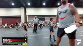 50 lbs Round 3 (6 Team) - Milan Bassiri, Steel Valley vs AJ Puckett, Alpha Elite