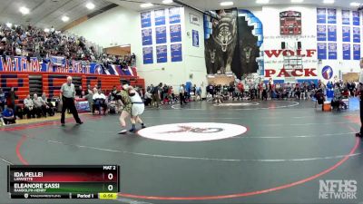 152 lbs Cons. Round 6 - Ida Pellei, Lafayette vs Eleanore Sassi, Randolph-Henry