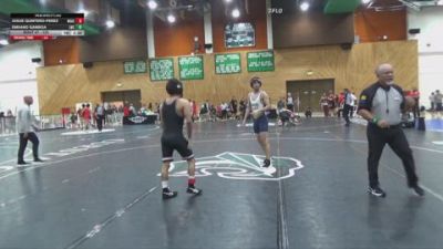 125 lbs Champ. Round 2 - Emiiano Gamboa, Leemore vs Josue Quintero-Perez, Mt San Antonio Community College