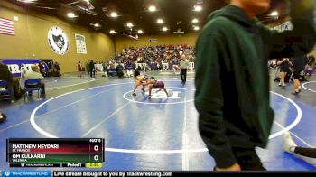 113 lbs Cons. Round 2 - Matthew Heydari, St. Francis vs Om Kulkarni, Valencia