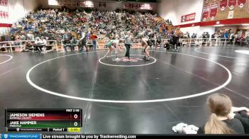 132 lbs Quarterfinal - Jake Hammer, Pinedale vs Jameson Siemens, Natrona County