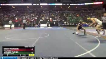 Cons. Round 1 - Wyatt Nierodzik, Battle Creek vs Jackson Turner, Fillmore Central
