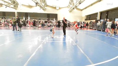 50 kg Rr Rnd 4 - Callie Brannon, Lady Assassins - Girls vs Carsyn Solis, MGW Black Widows - Girls