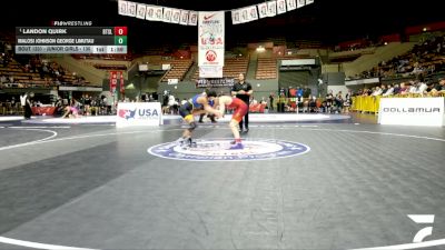 Junior Boys - 106 lbs Champ. Round 1 - Landon Quirk, Beat The Streets - Los Angeles vs Malosi Johnson George Limutau