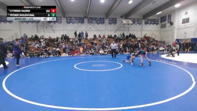 110 lbs Champ. Round 3 - Lytning Hazen, Dublin vs Ryder Doleschal, Junipero Serra