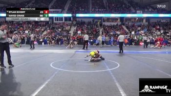 58 lbs Champ. Round 1 - Hayes Cruse, Bobcat Wrestling Club vs Rylan Eckert, Atchison