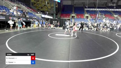 120 lbs Cons 64 #2 - Brody Gossen, SD vs Cole Speer, OH