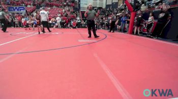 70 lbs Consi Of 4 - Conner Hart, Maize Wrestling Club vs Jax Gates, Ponca City Wildcat Wrestling