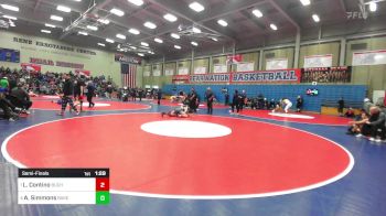 154 lbs Semifinal - Leo Contino, Buchanan vs Austin Simmons, Bakersfield