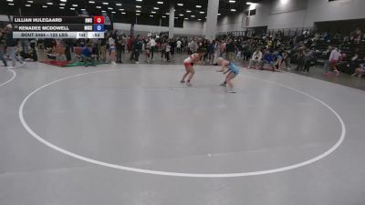 125 lbs Cons. Rd Of 16 - Lillian Hulegaard, Ridgefield Wrestling Club vs Kenadee McDowell, Missouri