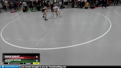 100 lbs Cons. Round 2 - Mason Enquist, Black Fox Wrestling Academy vs Jameson Ritchie, Louisiana