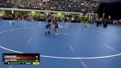 55 lbs Quarterfinal - Cade Senzig, LAW vs Logan Mihm, Denver Wrestling Club