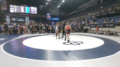 135 lbs Cons. Rd Of 16 - Madison Fitzgerald, Texas vs Bella Castelli, Illinois