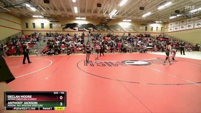 115 lbs Quarterfinal - Anthony Jackson, Federal Way Spartans Wrestling vs Declan Moore, Ascend Wrestling Academy