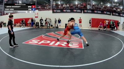 82 kg Semis - Arvin Khosravy, West Point Wrestling Club vs Cody Kirk, Stronghold Wrestling