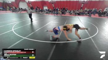 145 lbs Champ. Round 1 - Brice Buxton, Wisconsin vs Cameron Spensley, Belmont-Platteville Youth Wrestling Club